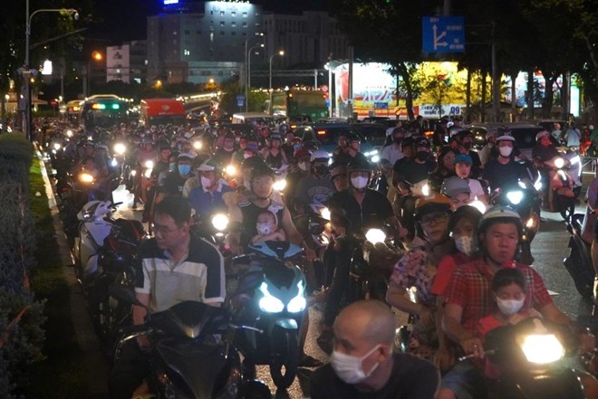 cấm đường tại TPHCM