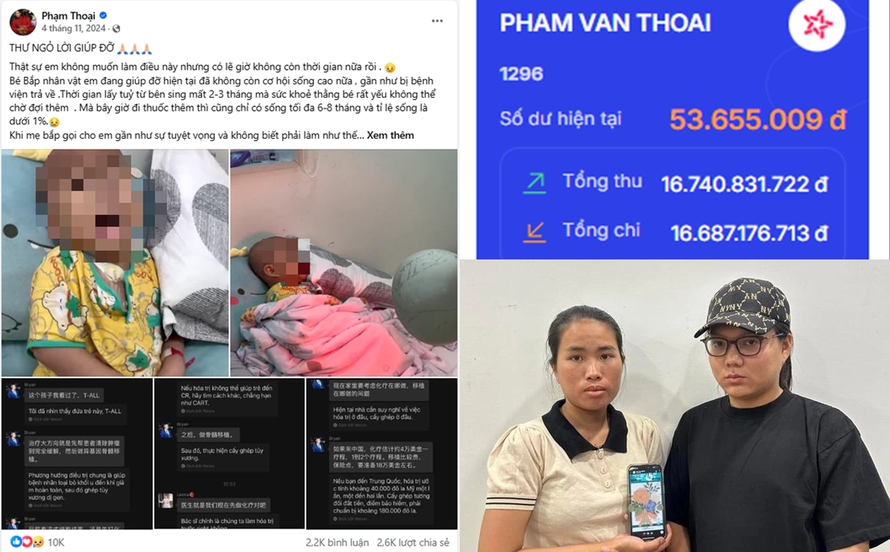Kêu Gọi Từ Thiện Qua Tài Khoản Cá Nhân