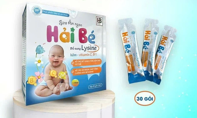 Bộ Y tế yêu cầu thu hồi Siro ăn ngon Hải Bé