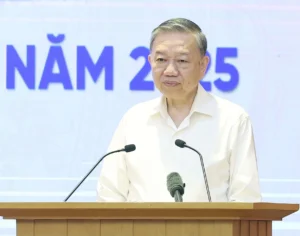 Tổng Bí thư Tô Lâm phát biểu tại hội nghị
