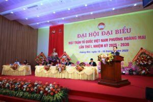 Phát huy sức mạnh đại đoàn kết toàn dân tộc xây dựng phường Hoàng Mai văn minh, hiện đại