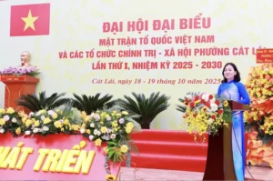 Đại hội MTTQ Việt Nam phường Cát Lái thống nhất số lượng ủy viên nhiệm kỳ 2025 – 2030 gồm 55 đồng chí